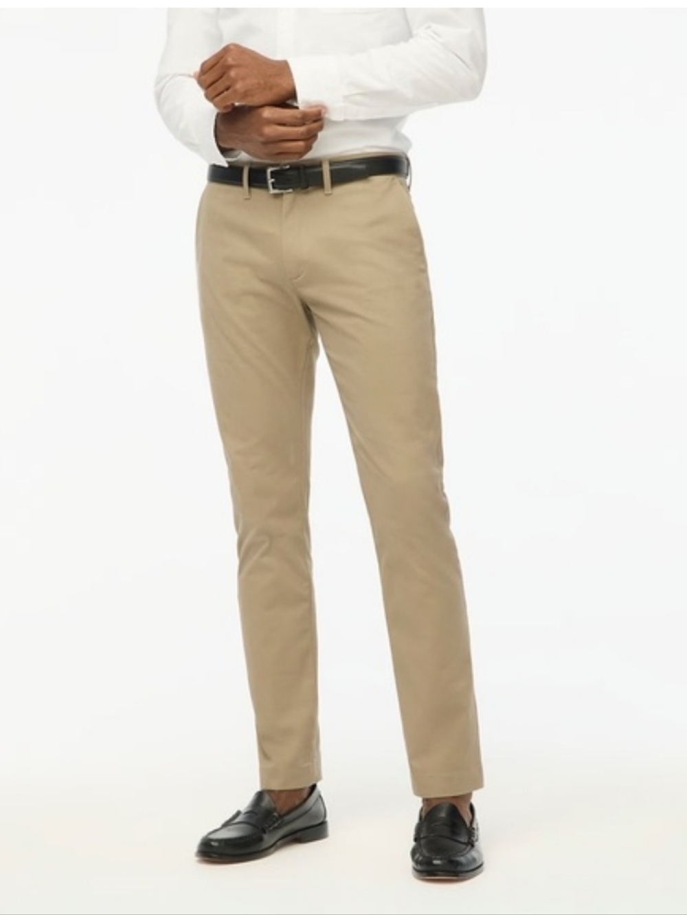 J.Crew Factory Men's Slim Fit Slim-fit TruTemp365 chino pant Khaki Sz 32x32 $118